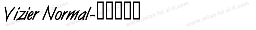 Vizier Normal字体转换